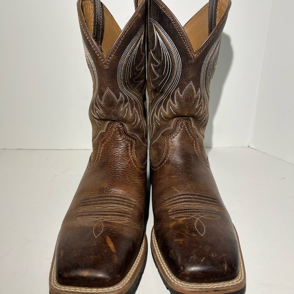 Ariat Men\'s Rich Brown Leather Boots main image 4